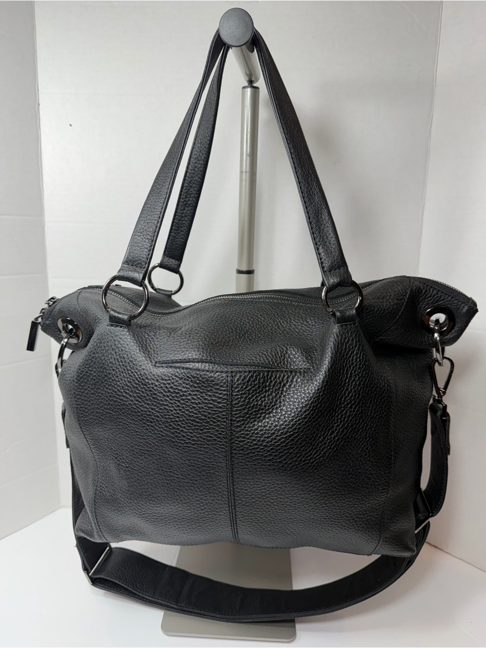 HAMMIT DANIEL MED GUNMETAL BLACK WITH STRAP $675 - Picture 4 of 9